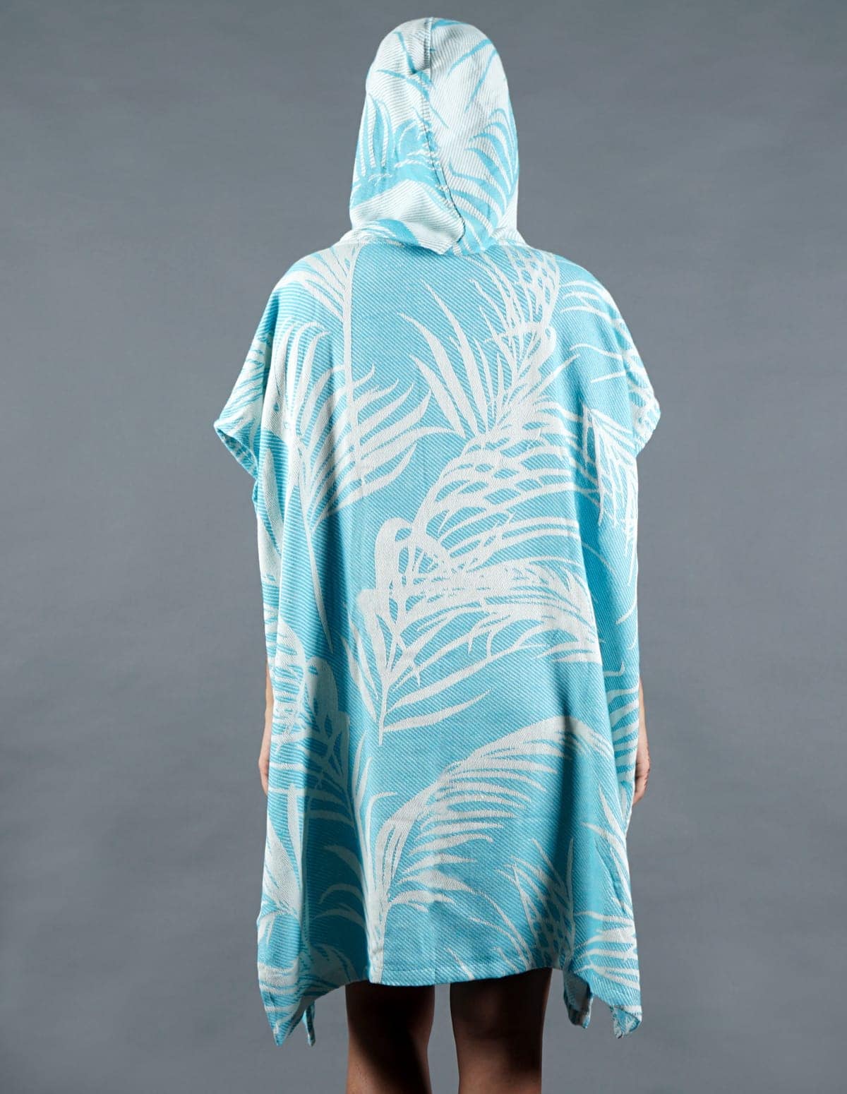 Jungle turquoise surfponcho